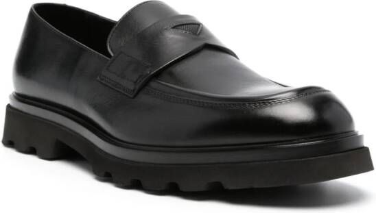 Doucal's Leren loafers Zwart