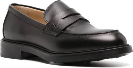 Doucal's Leren loafers Zwart