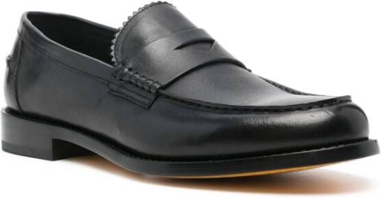 Doucal's Leren loafers Zwart