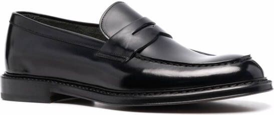 Doucal's Loafers met horsebit detail Zwart