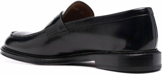 Doucal's Loafers met horsebit detail Zwart