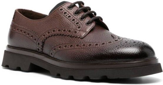 Doucal's Leren brogues Bruin