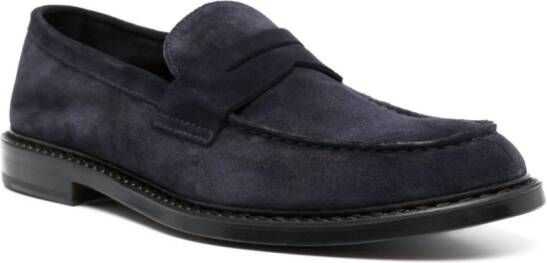 Doucal's Suède loafers Blauw