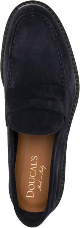 Doucal's Suède loafers Blauw