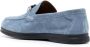Doucal's Geperforeerde loafers Blauw - Thumbnail 3