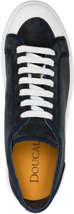 Doucal's Sneakers met rubberen neus Blauw