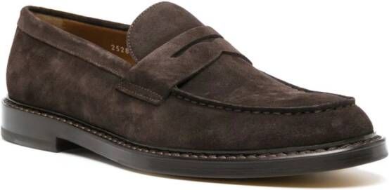 Doucal's Suède loafers Bruin