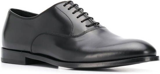 Doucal's York gladde schoenen Zwart