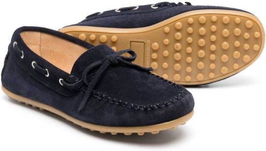 Douuod Kids Suède loafers Blauw