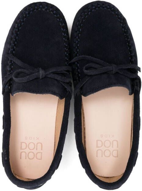 Douuod Kids Suède loafers Blauw