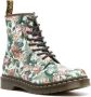 Dr. Martens 1460 leren laarzen met bloe print Wit - Thumbnail 2