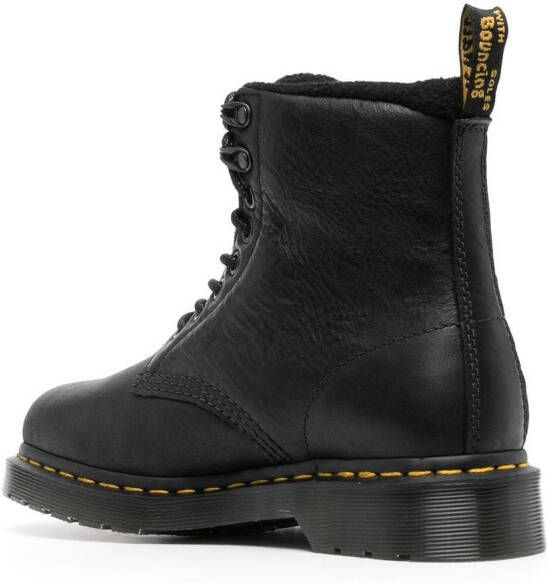 Dr. Martens 1460 Pascal leren laarzen Zwart