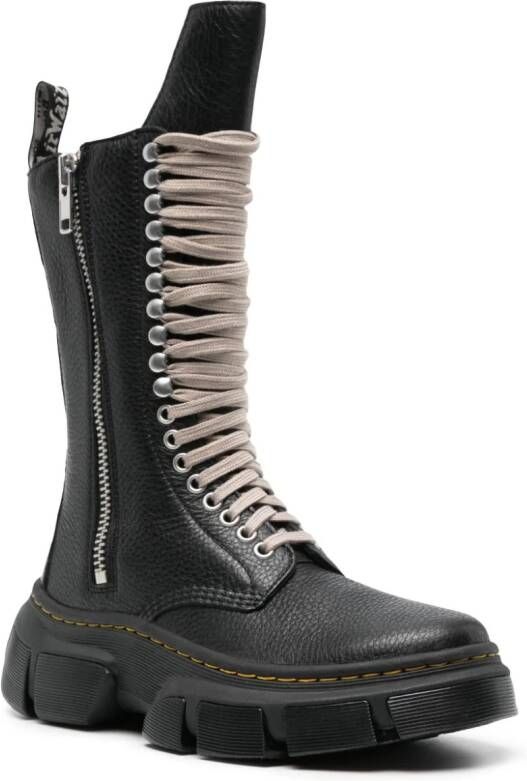 Dr. Martens x Rick Owens 1918 leren laarzen Zwart