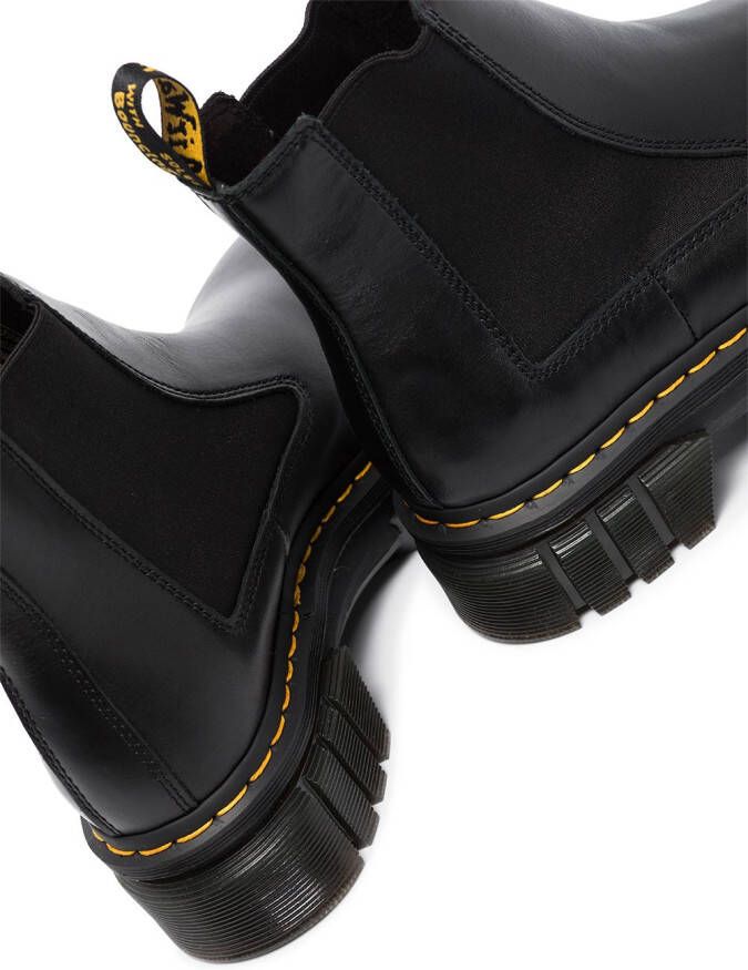 Dr. Martens Audrick Chesea laarzen met plateauzool Zwart