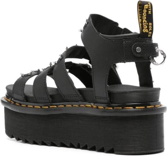 Dr. Martens Blaire sandalen met plateauzool Zwart