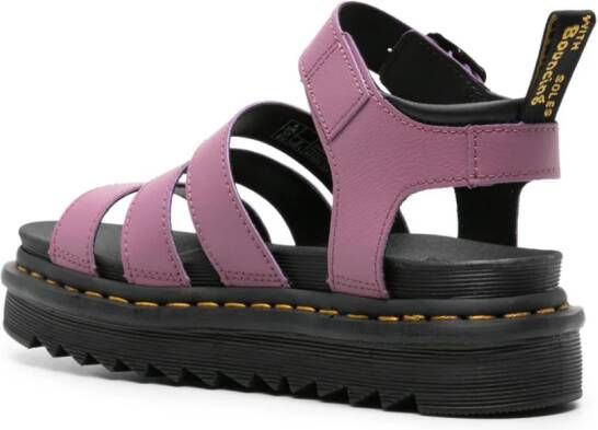 Dr. Martens Blaire sandalen met plateauzool Paars