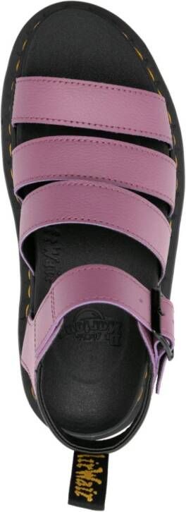 Dr. Martens Blaire sandalen met plateauzool Paars