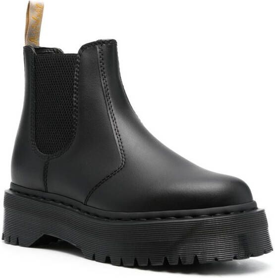 Dr. Martens Felix Chelsea laarzen met plateauzool Zwart