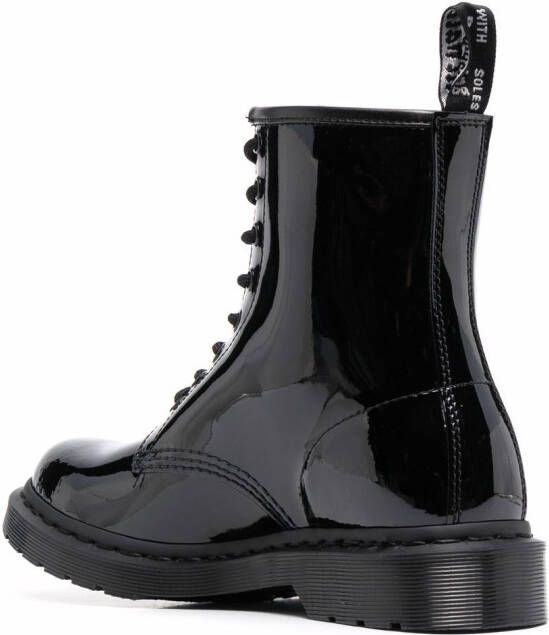 Dr. Martens Glanzende enkellaarzen Zwart