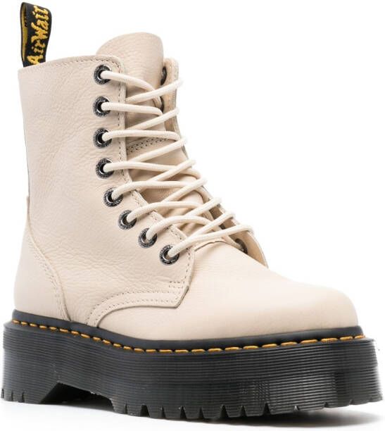 Dr. Martens Jadon III Pisa leren laarzen Beige