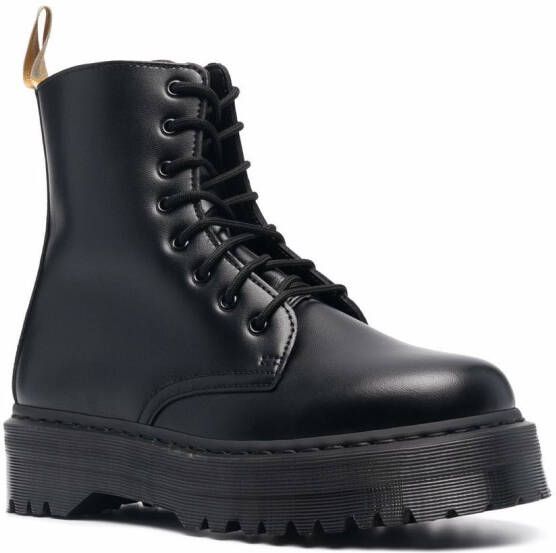 Dr. Martens Jadon laarzen met plateauzool Zwart