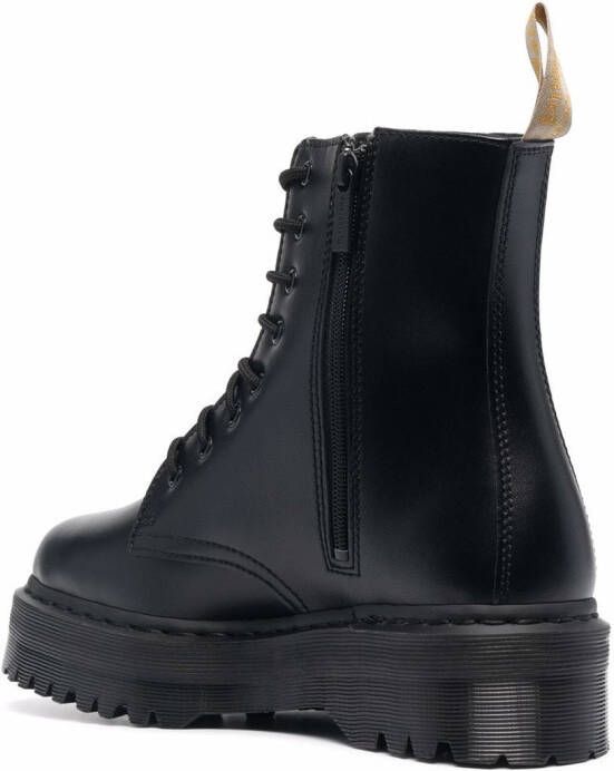 Dr. Martens Jadon laarzen met plateauzool Zwart