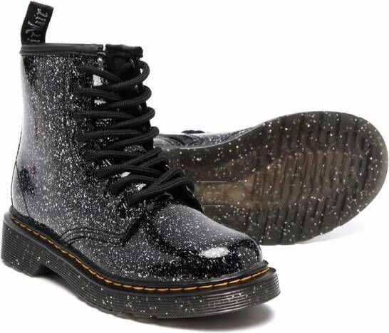 Dr. Martens Kids 1460 glitter laarzen Zwart