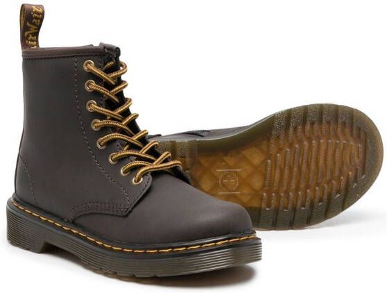 Dr. Martens Kids 1460 leren veterlaarzen Bruin