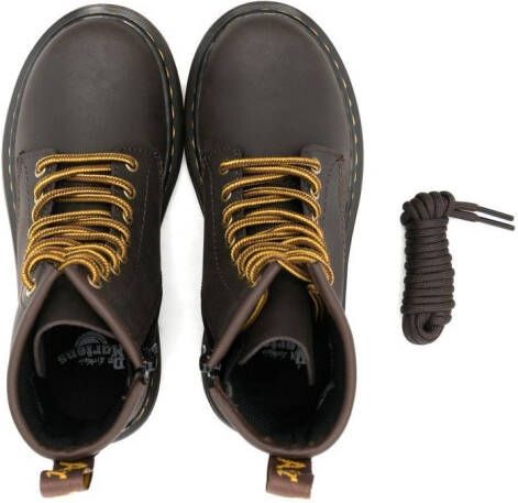 Dr. Martens Kids 1460 leren veterlaarzen Bruin