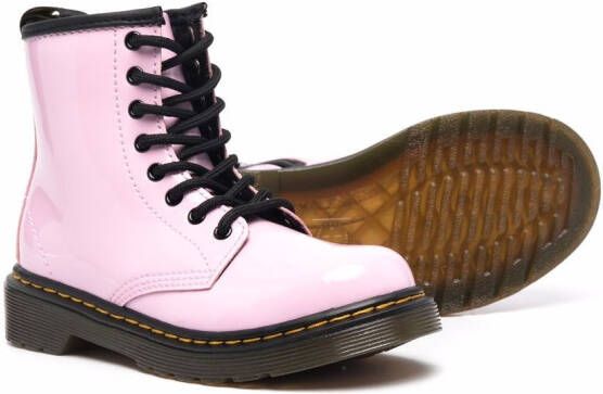 Dr. Martens Kids Enkellaarzen met veters Roze