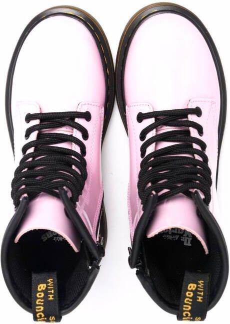 Dr. Martens Kids Enkellaarzen met veters Roze