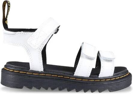 Dr. Martens Kids Klaire leren sandalen Wit