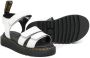 Dr. Martens Kids Sandalen met klittenband Wit - Thumbnail 2