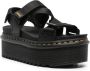 Dr. Martens Kimber sandalen met plateauzool Zwart - Thumbnail 2