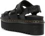 Dr. Martens Kimber sandalen met plateauzool Zwart - Thumbnail 3