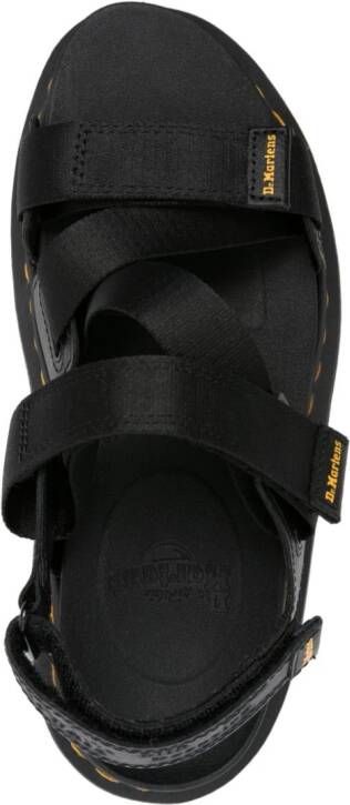 Dr. Martens Kimber sandalen met plateauzool Zwart