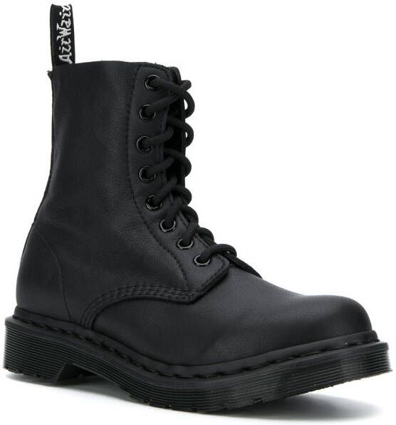 Dr. Martens Laarzen met stiksel detail Zwart