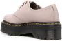 Dr. Martens Leren Derby schoenen Beige - Thumbnail 3