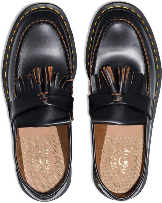 Dr. Martens Mie Vintage leren loafers Zwart