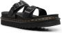 Dr. Martens Myles sandalen met plateauzool Zwart - Thumbnail 2