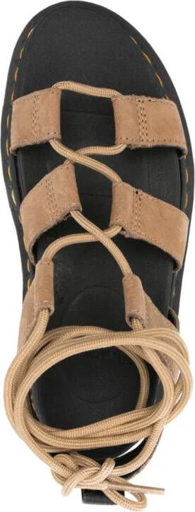 Dr. Martens Nartilla leren sandalen Beige