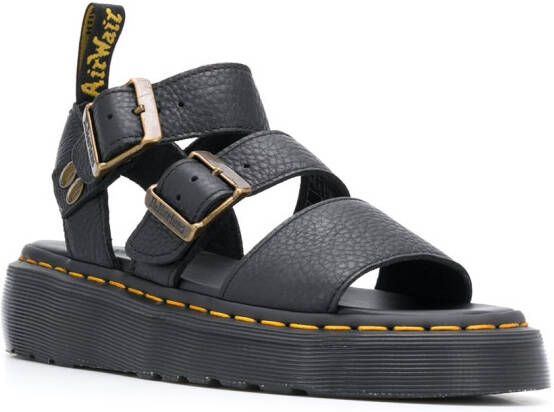 Dr. Martens Sandalen met open neus Zwart