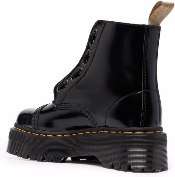 Dr. Martens Sinclair leren laarzen Zwart