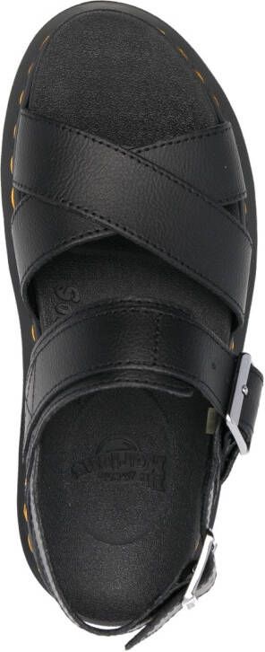 Dr. Martens Voss II Athena leren sandalen Zwart