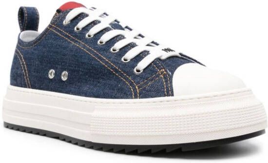 Dsquared2 Berlin denim sneakers Blauw