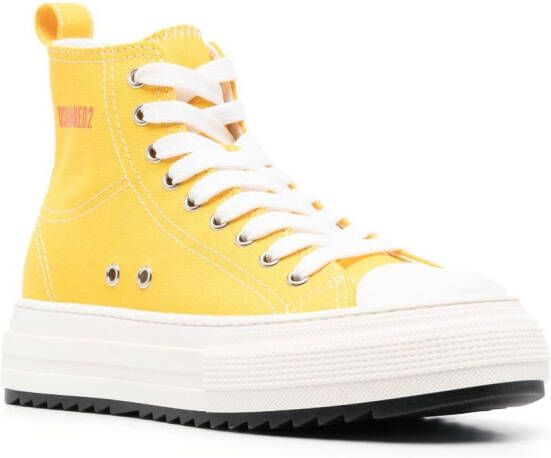 Dsquared2 Berlin high-top sneakers Geel