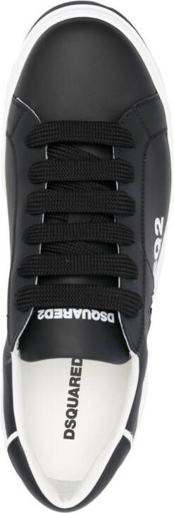 DSQUARED2 Bumper sneakers met logoprint Zwart