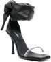 DSQUARED2 Cassandra leren sandalen Zwart - Thumbnail 2