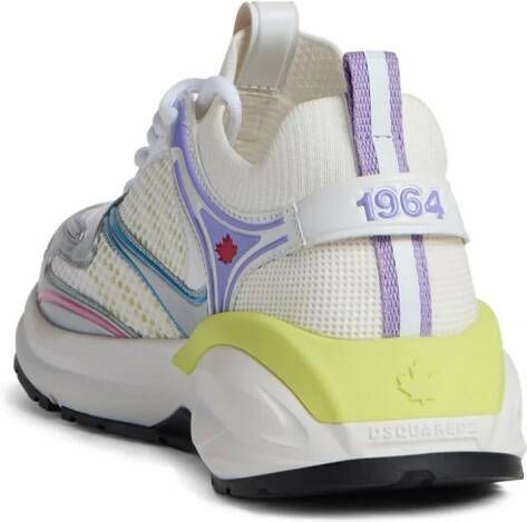 Dsquared2 Dash sneakers met vlakken Wit