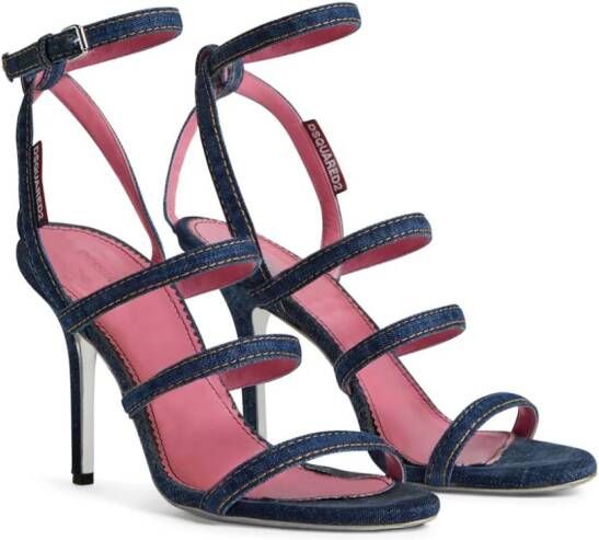 Dsquared2 Denim sandalen Blauw